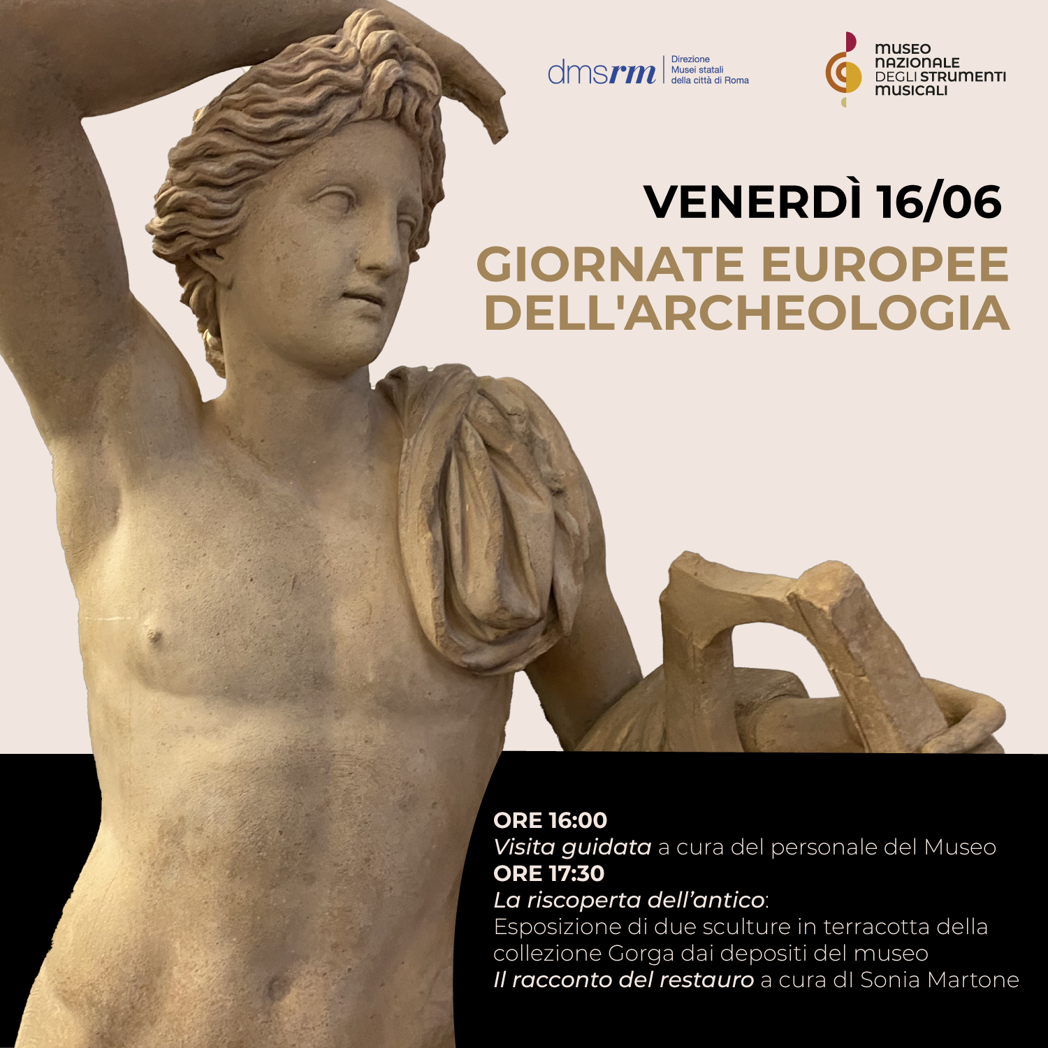 Giornate Europee dell'Archeologia 2023 al Museo Nazionale degli Strumenti Musicali